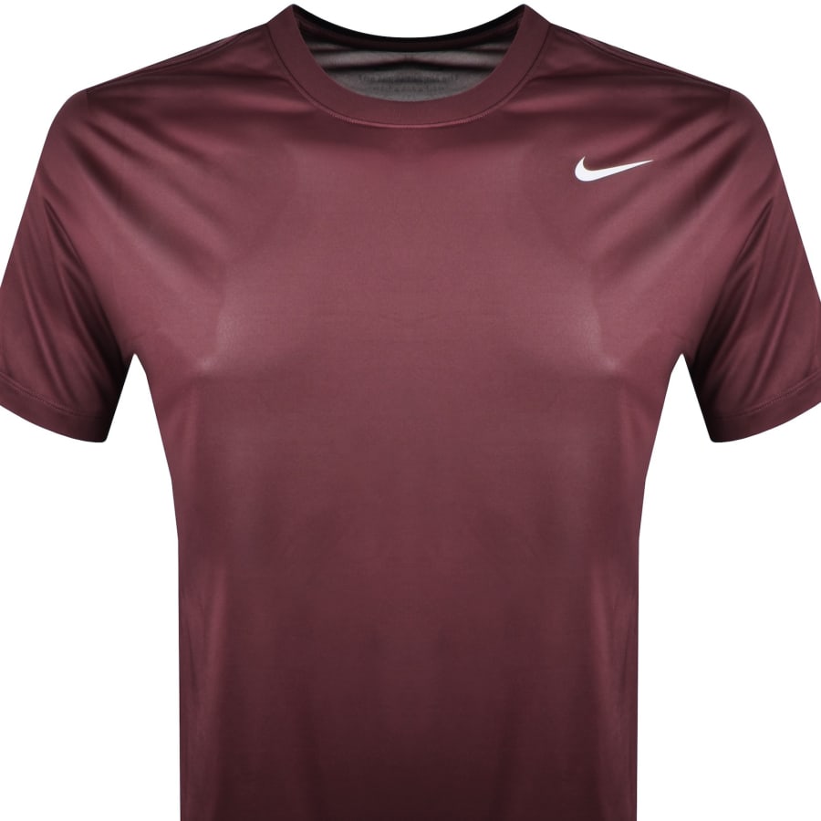 Nike Training Core Legend T Shirt Burgundy